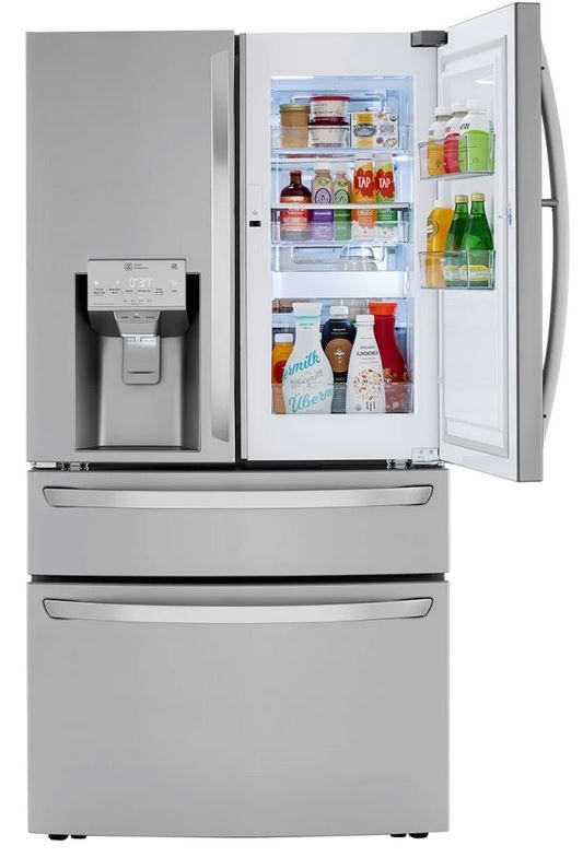 OUT OF BOX LG 22.5 Cu. Ft. PrintProof™ Stainless Steel Counter Depth French Door Refrigerator-3