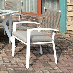 Furniture of America® Arisha 6-Piece Light Taupe Arm Chair