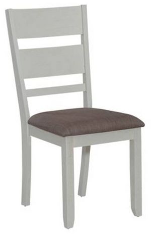 Liberty Brook Bay Textured White Side Chair