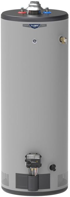 GE RealMAX® Premium 50 Gallon Tall Natural Gas Atmospheric Water Heater