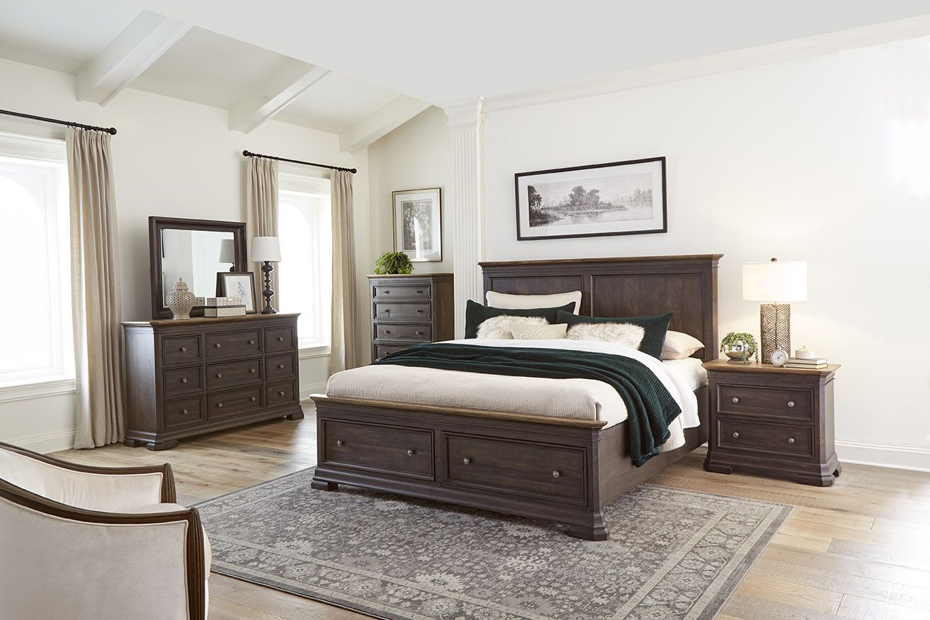 Solid wood deals bedroom furniture ashley