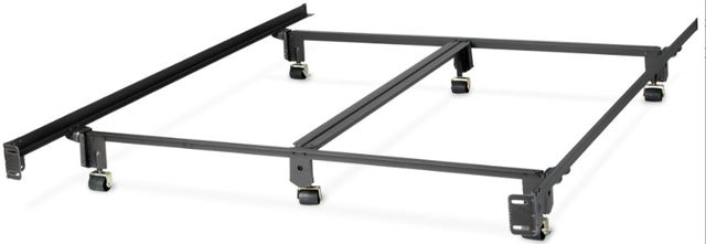 Glideaway® GLIDE-A-MATIC Black Twin Bed Frame with Rug Rollers 0
