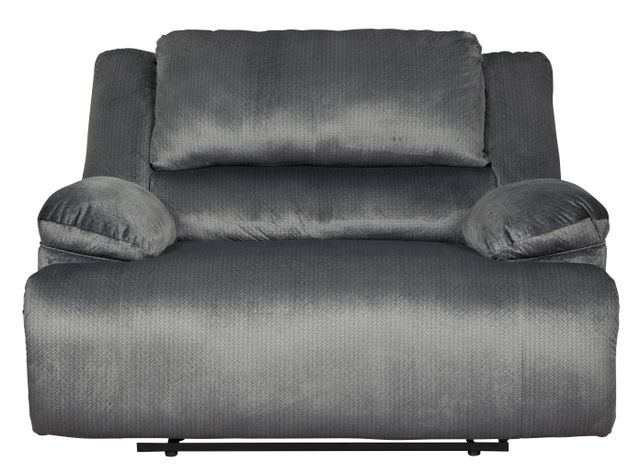 Signature Design by Ashley® Clonmel Charcoal Zero Wall Wide Seat Recliner 1