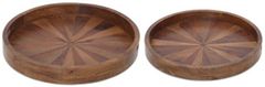 Signature Design by Ashley® Lucio Natural Set of 2 Tray Set