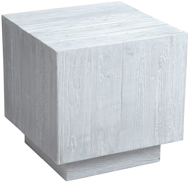Dovetail Furniture Tralee White Wash Side Table