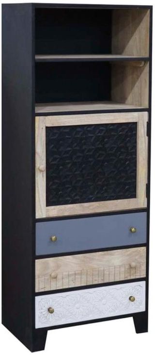 Progressive® Furniture Outbound Beige/Black/Blue/White Tall Cabinet