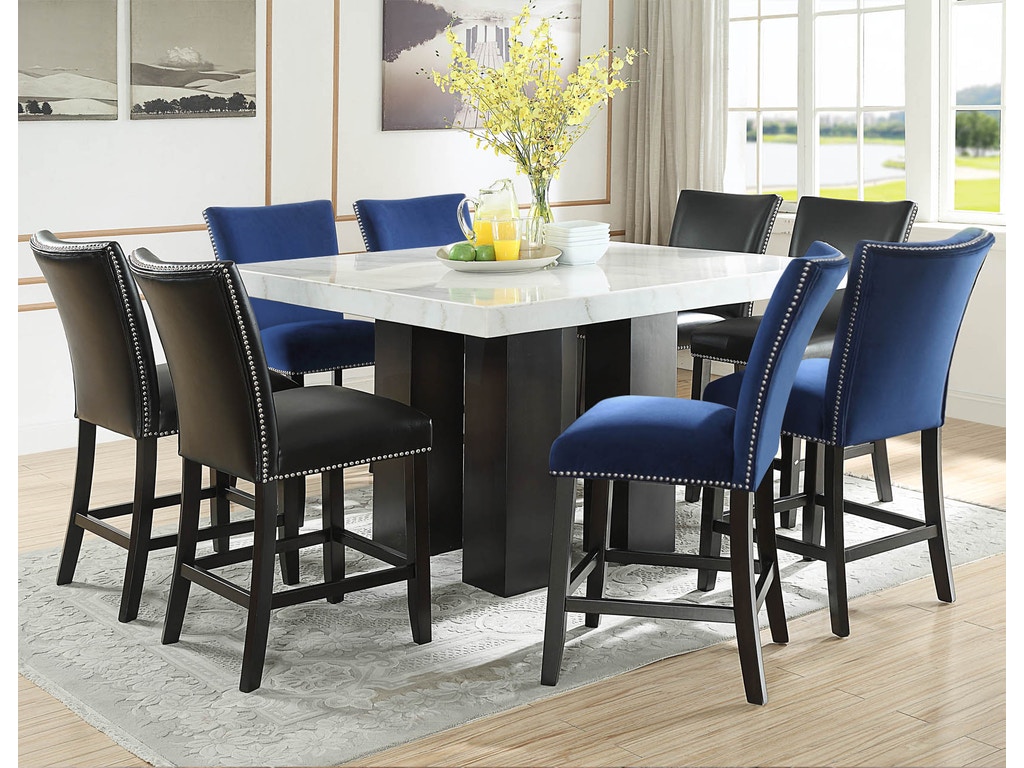 6 chair pub dining table