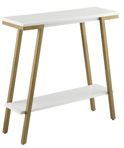Leick Clean White Hall Console 0