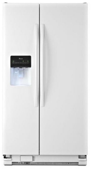 Amana® 25.5 Cu. Ft. Side-by-Side Refrigerator-White