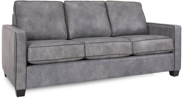 Decor-Rest® Furniture LTD 3855 Gray Double Bed Leather Sofa Sleeper 0