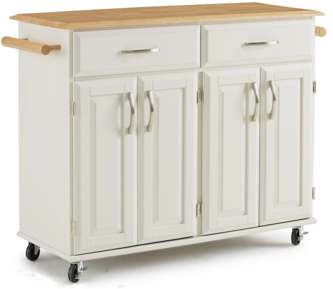 homestyles® Blanche Off-White Kitchen Cart