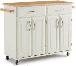 homestyles® Dolly Madison Off-White Kitchen Cart