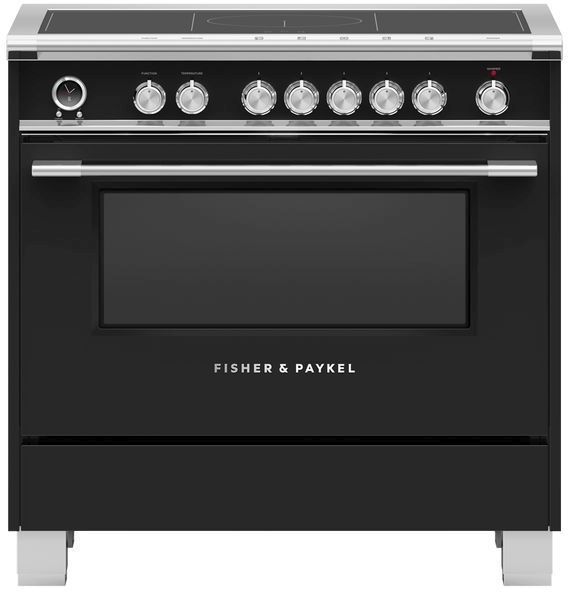 Fisher & Paykel Series 9 36" Stainless Steel Freestanding Induction Range 6