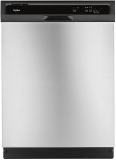Whirlpool® 24" Built In Dishwasher-Stainless Steel-WDF331PAHS