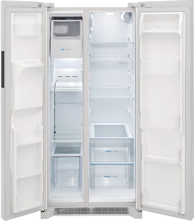 Frigidaire® 22.2 Cu. Ft. White Standard Depth Side-by-Side Refrigerator-1