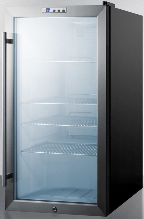 Summit® Commercial Series 3.4 Cu. Ft. Stainless Steel Beverage Center 1