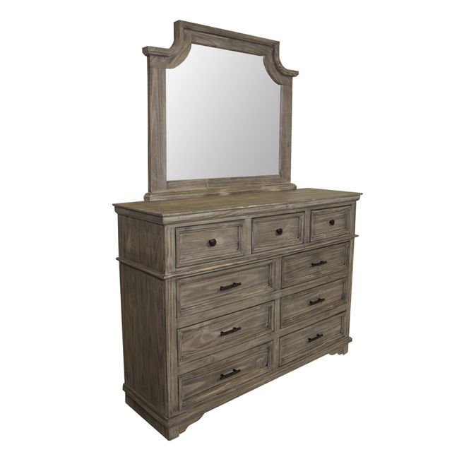 Vintage Furniture Charleston Dresser and Mirror-1