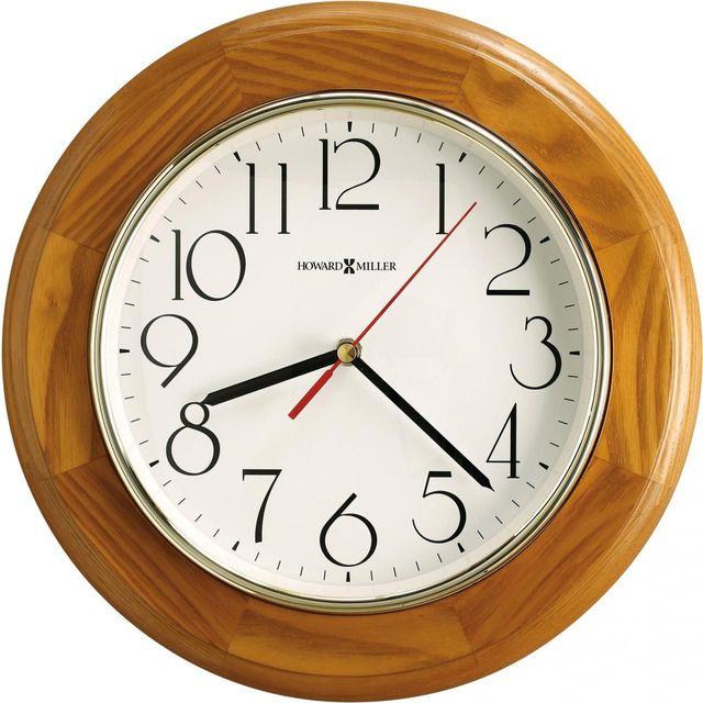 Howard Miller® Grantwood Champagne Oak Wall Clock 0