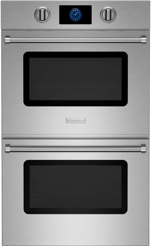 BlueStar® 30" Stainless Steel Double Electric Wall Oven -0