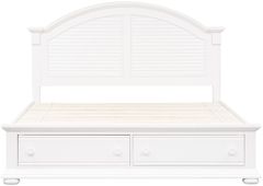 Liberty Furniture Summer House I Oyster White King Storage Bed