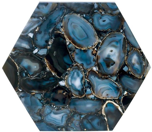 Moe's Home Collections Hexagon Agate Accent Table 2