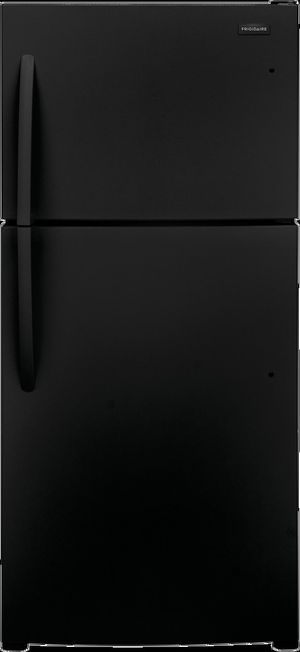 GE Appliances 16.6 Cu Ft. Top Freezer Refrigerator in Black