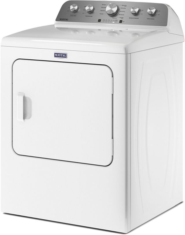 Maytag® 7.0 Cu. Ft. White Front Load Gas Dryer -3