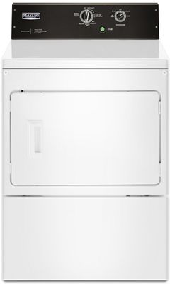 Maytag Commercial® 7.4 Cu. Ft. White Front Load Electric Dryer-MEDP575GW