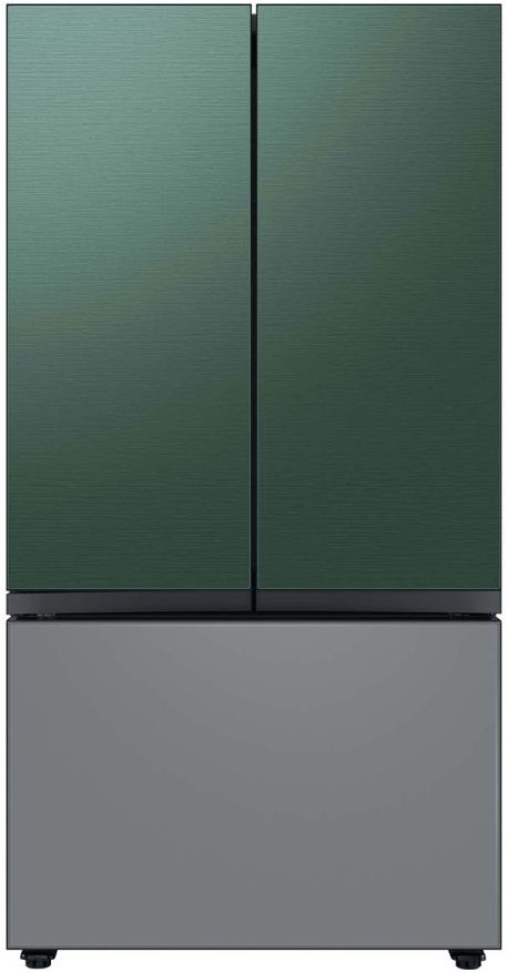 Samsung Bespoke 18" Emerald Green Steel French Door Refrigerator Top Panel 3