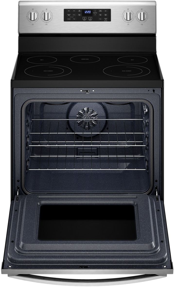 Whirlpool® 30" Stainless Steel Free Standing Electric Range | Grand ...