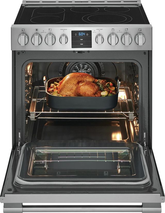 Frigidaire Professional® 30" Front Control Freestanding Air Fry Range 4
