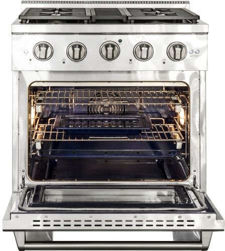 NXR Culinary Series 30" Stainless Steel Pro Style Dual Fuel Range-1