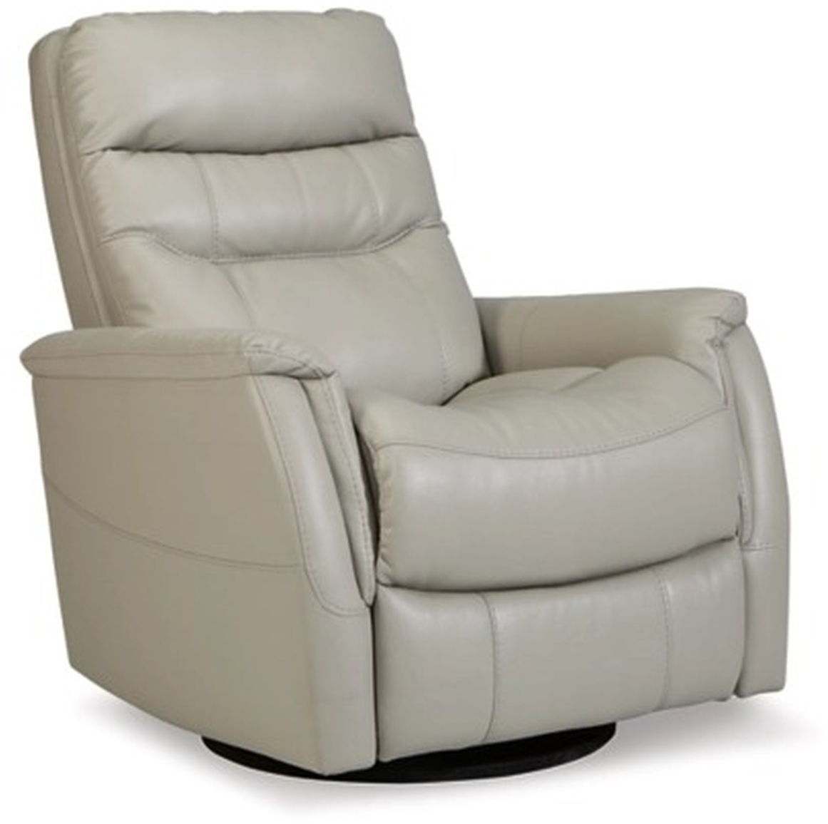 Gray leather online rocker recliner