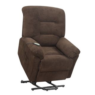 Coaster® Chocolate Upholstered Power Lift Recliner