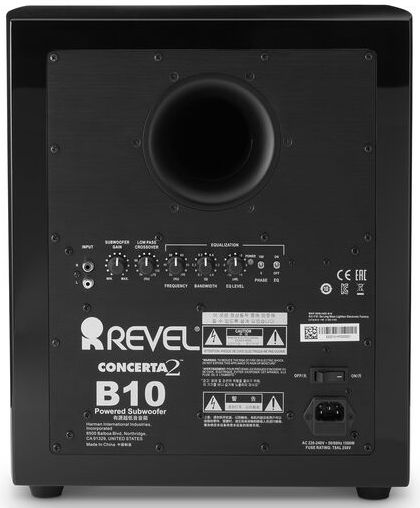 Revel® Concerta2™ Series Black Gloss 10" Subwoofer 4