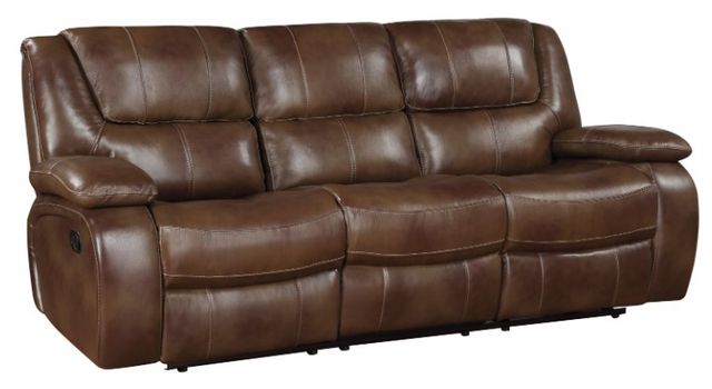 Homelegance® Brown Reclining Sofa | Vern's Furniture | Furniture ...