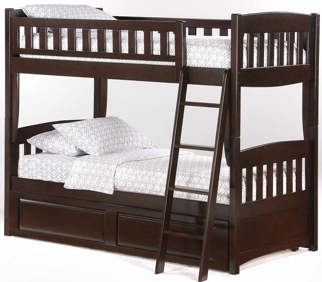 Night And Day Furniture™ Cinnamon Dark Chocolate Twintwin Bunk Bed Ashland Appliance And Mattress