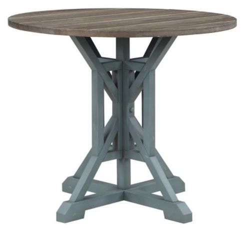 Coast2Coast Home™ Bar Harbor Blue/Brown Counter Height Dining Table