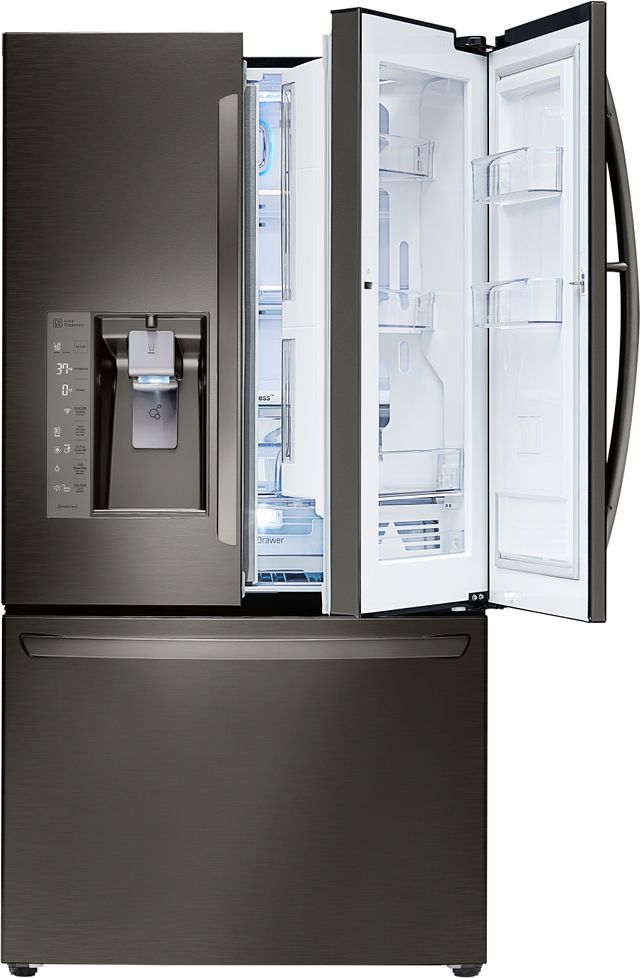 LG 29.6 Cu. Ft. Black Stainless Steel French Door Refrigerator-2