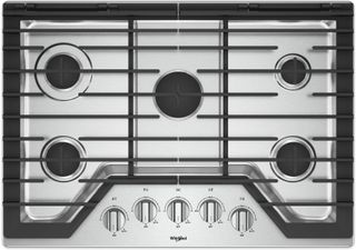Whirlpool® 30" Stainless Steel Gas Cooktop