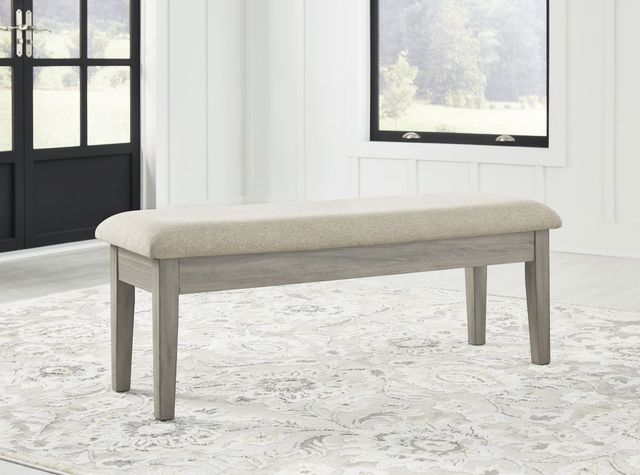 Signature Design by Ashley® Parellen Beige and Gray 48" Bench 3