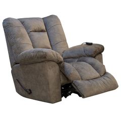 Catnapper Manfred Casual Rocker Recliner with Heat and Massage Buckskin Color