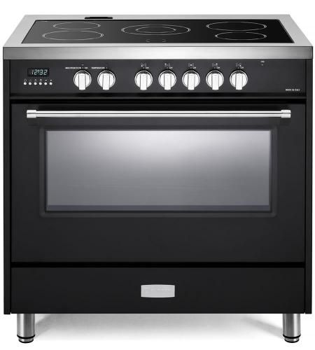 Verona® Prestige 36 Matte Black Double Oven Freestanding Electric Range, Don's Appliances