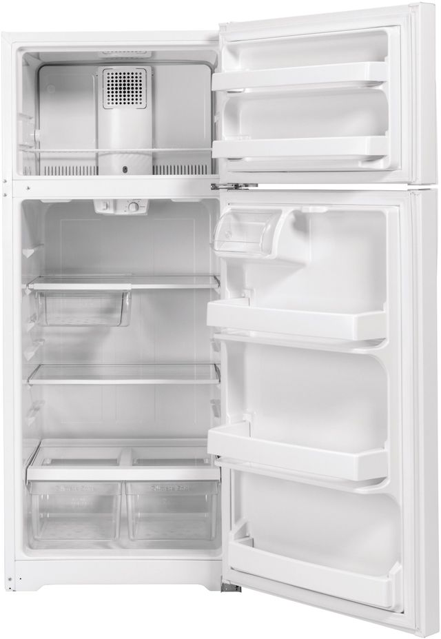 GE® 17.5 Cu. Ft. Stainless Steel Top Freezer Refrigerator 9