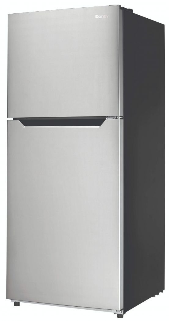 Danby® 10.1 Cu. Ft. Stainless Look Apartment Size Top Freezer Refrigerator-2
