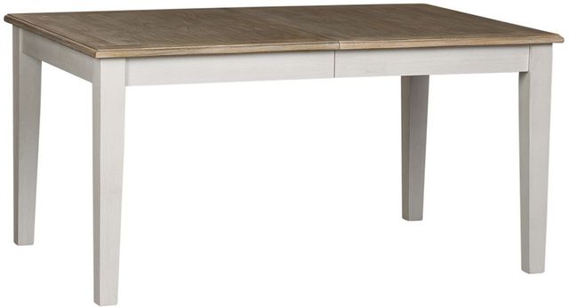 Liberty Furniture Summerville Soft White Wash Rectangular Leg Table-0