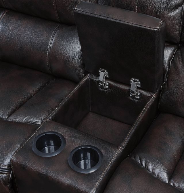 Coaster® Willemse Dark Brown 2 Piece Reclining Living Room Set 4