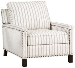 Homelegance® Landrum Beige/Gray Push Back Reclining Chair