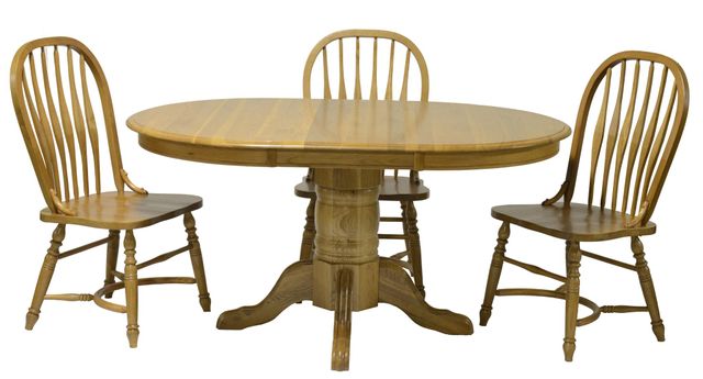 TEI Laminated 30" Pedestal Table