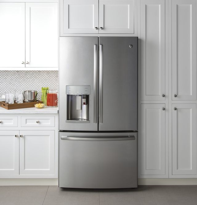 GE Profile™ 27.83 Cu. Ft. Stainless Steel French Door Refrigerator 10